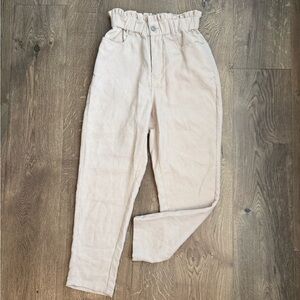 Paperbag Waited Corduroy Pants